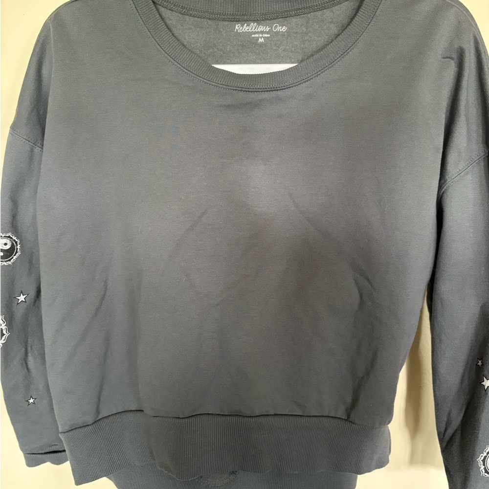 Rebellious One Charcoal Sweatshirt